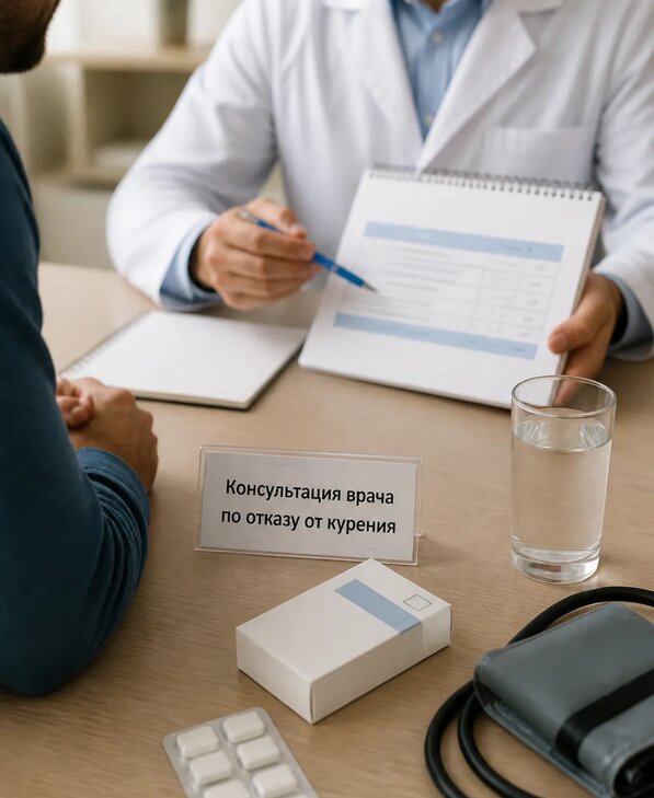Консультация врача по отказу от курения для взрослых в Котласе